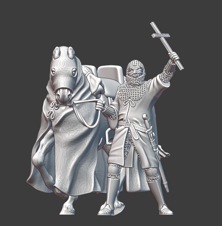 Medieval Knight Of Saint Lazarus - Leper Knight